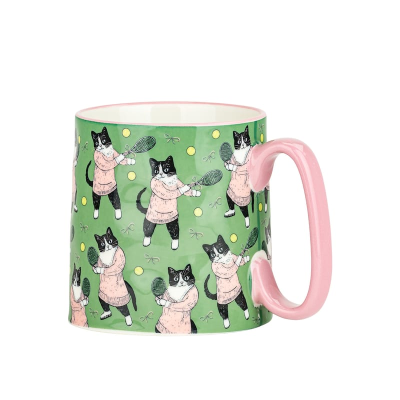 10 Strawberry Street Bella Animal Mugs, Set of 4