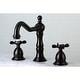 preview thumbnail 5 of 11, Kingston Brass Essex 8 in. Widespread Bathroom Faucet Oil Rubbed Bronze