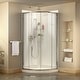 preview thumbnail 1 of 38, DreamLine Prime 33 in. x 33 in. x 76 3/4 in. H Shower Enclosure, Shower Base and Acrylic Backwall Kit