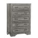 preview thumbnail 1 of 5, Foundry 5-Drawer Chest Brushed Pewter