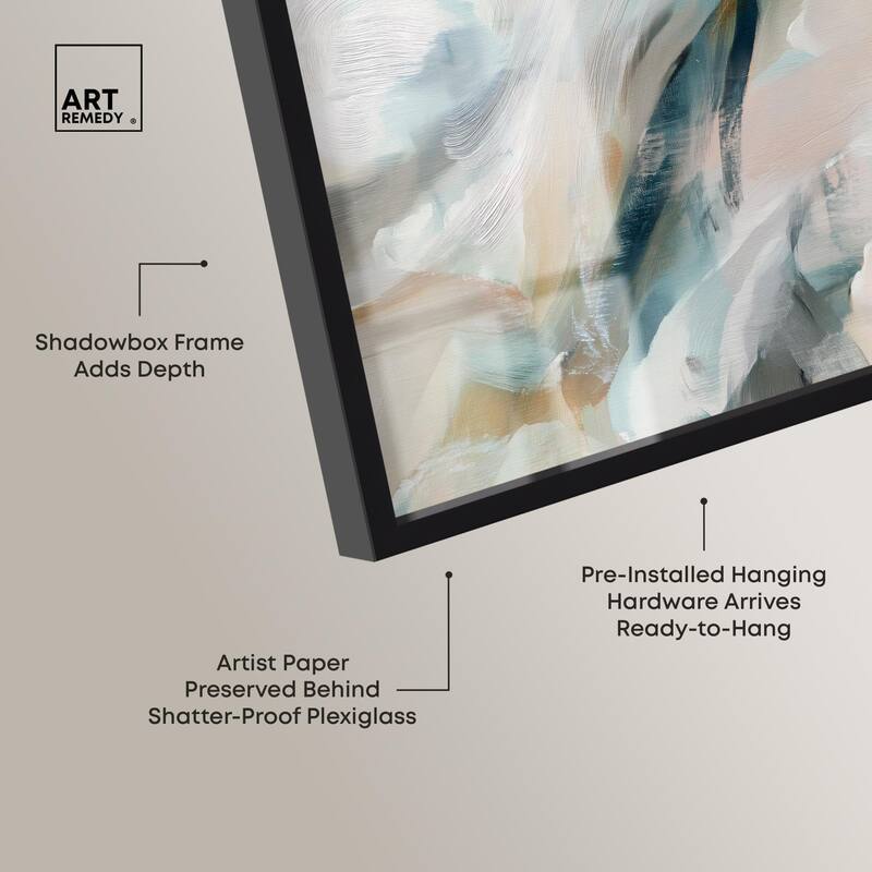 Whispering Colors I Shadowbox by Art Remedy