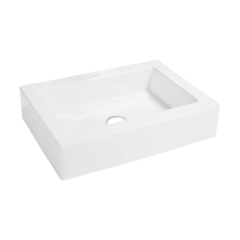 Swiss Madison Voltaire® Rectangular Ceramic Bathroom Vessel Sink