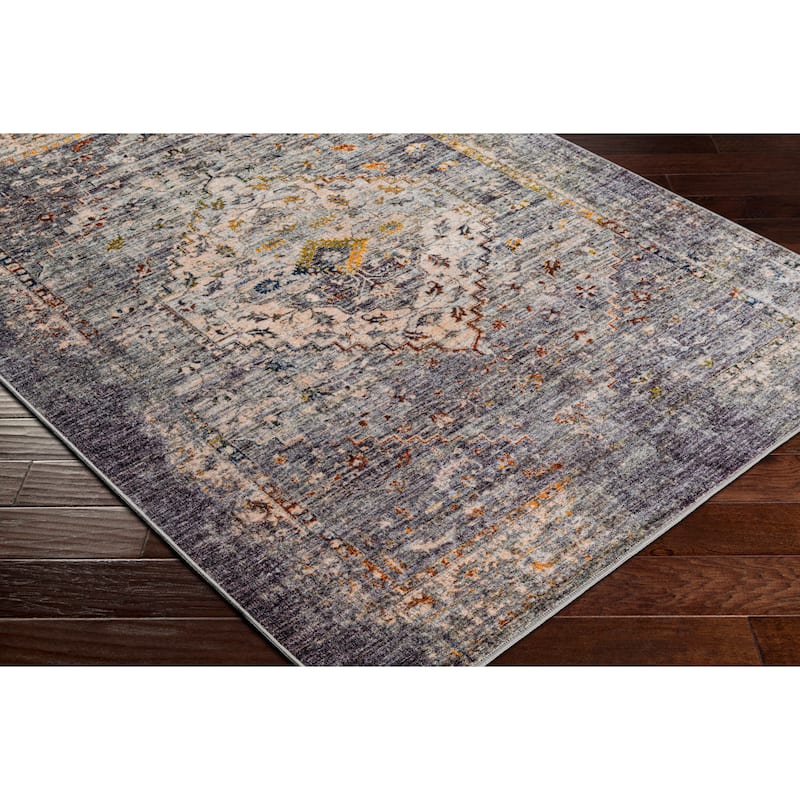 Livabliss Jefferson Vintage Medallion Area Rug