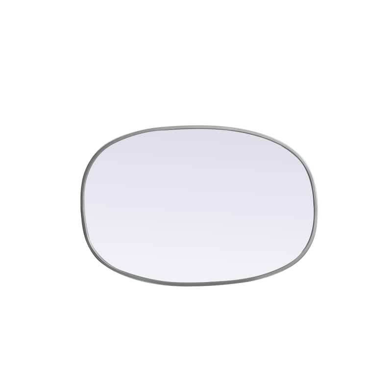 Elegant Lighting MR2B2030 Brynn 20" W x 30" H Modern Oval Bathroom