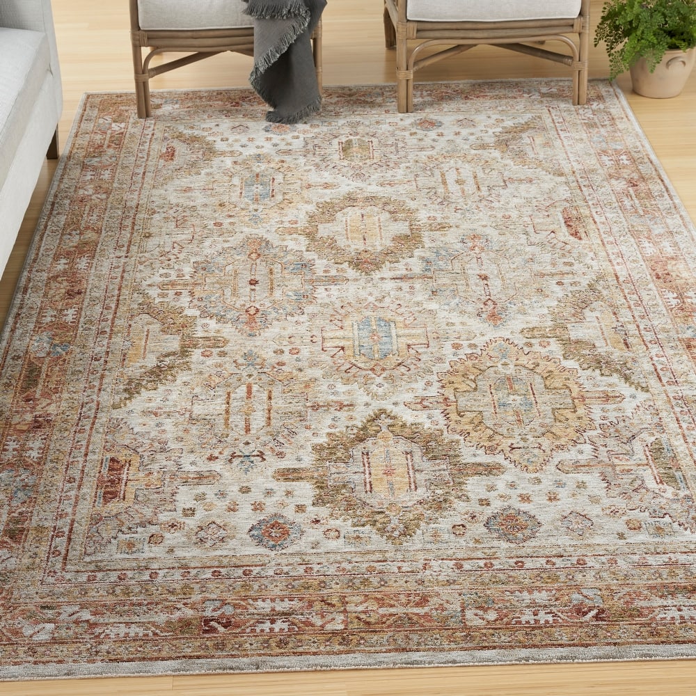 Nourison Petra Traditional Vintage Persian Area Rug