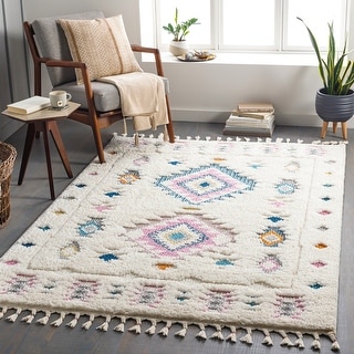 Livabliss Anokhi Bohemian Diamond Area Rug