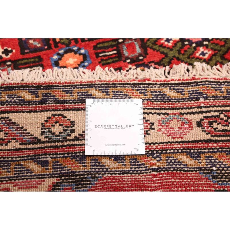 ECARPETGALLERY Hand-knotted Andelz Red Wool Rug - 2'8 x 9'6