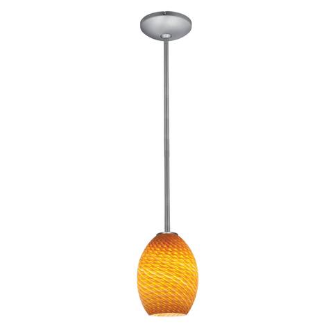 Access Lighting Brandy FireBird 6" Wide Mini Pendant - Rod Hung