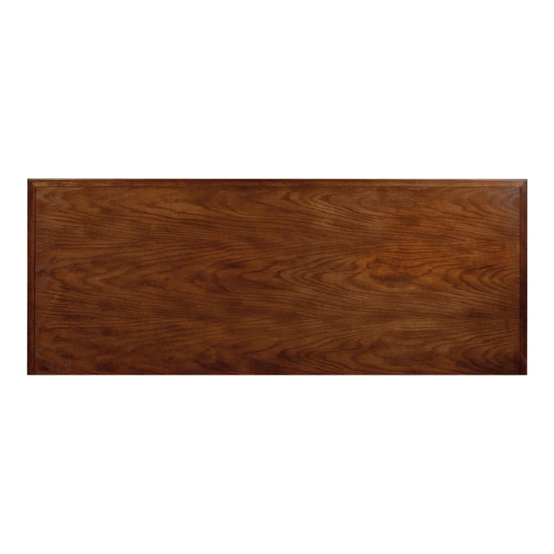 Leick Home Solid Wood Mission Oak Three Door TV Stand