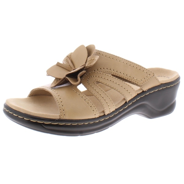 Shop Clarks Womens Lexi Opal Wedge Sandals Leather Comfort Shop Clarks Womens Lexi Opal Wedge Sandals Leather Comfort