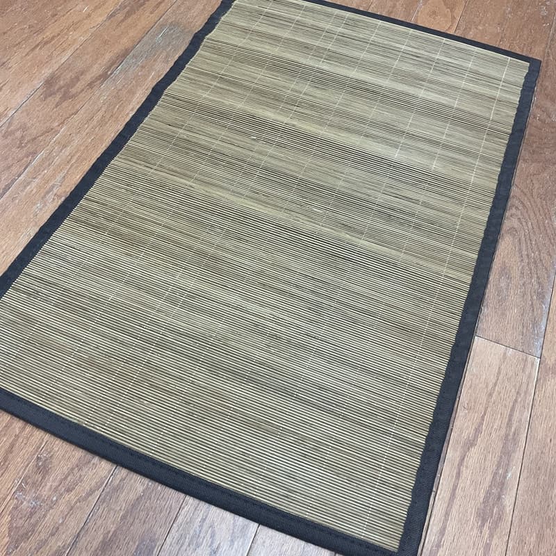 Handmade Thin Stripe Rayon from Bamboo Rug - 1'9" x 2'7"