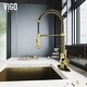 preview thumbnail 82 of 156, VIGO Edison 19" H Single Handle Pull-Down Sprayer Kitchen Faucet