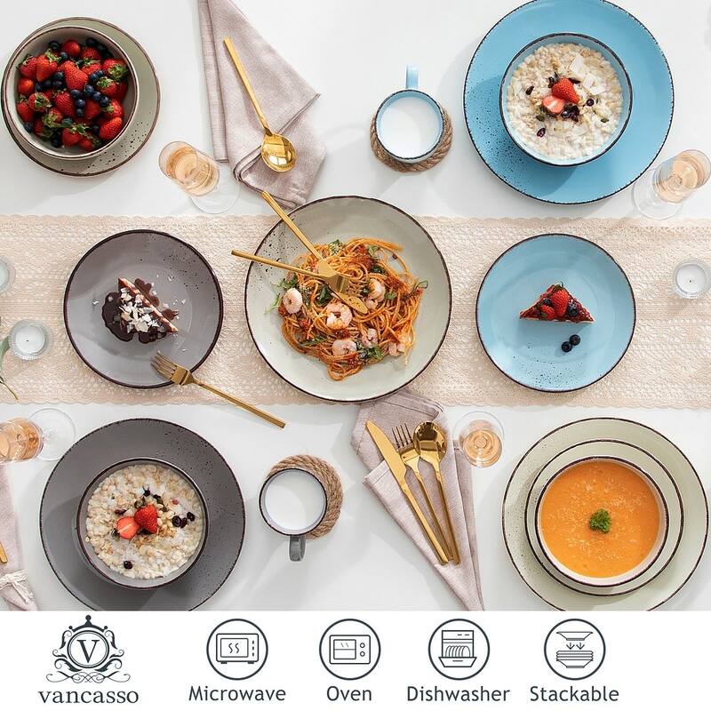 vancasso Navia 16-piece Stoneware Dinnerware Set (Service for 4)