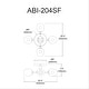 preview thumbnail 3 of 2, Abii 4 Light Transitional Matte Black Luxury Semi Flush Mount