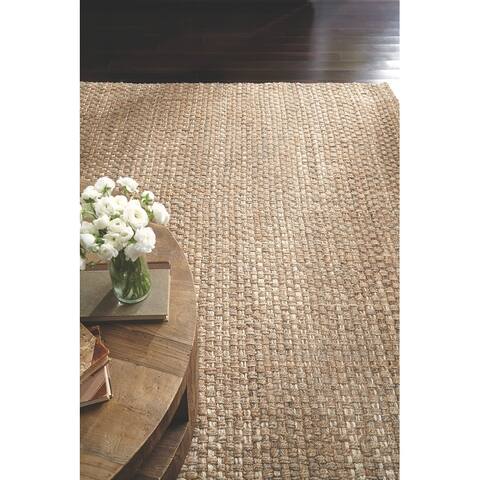 Kosas Home Handwoven Trensa Jute Rug