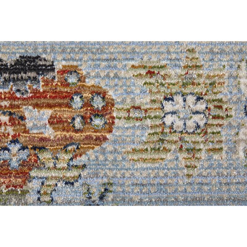 Melrose R39P4 Floral & Botanical Traditional Area Rug