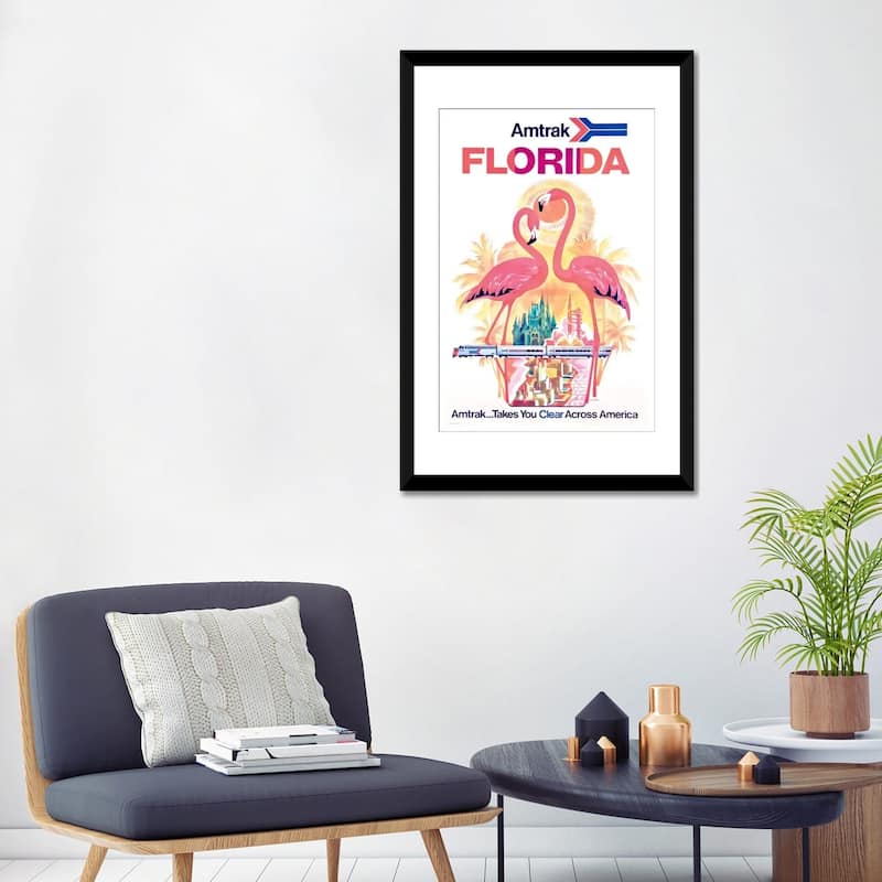 iCanvas "Amtrak Florida" by Unknown Artist