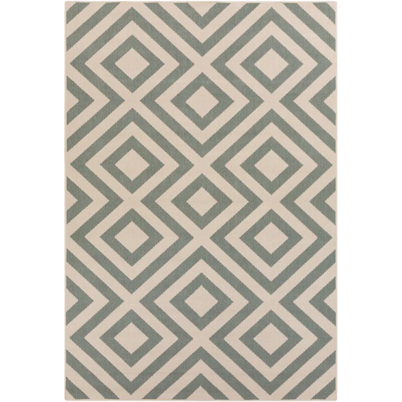 Livabliss Alvise Transitional Geometric Indoor/ Outdoor Area Rug