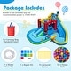 preview thumbnail 9 of 8, Gymax Inflatable Water Park w/Splash Pool Water Cannon Basketball Rim - Multi-Color