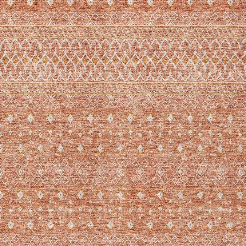 HomeRoots Tribal Transitional Rectangle Outdoor Rug