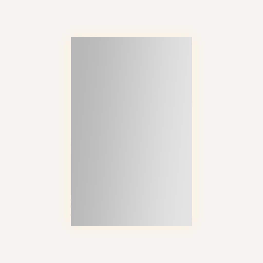 Robern GR2030D4FP1N Presence 19-1/4" x 30" Lighted Frameless Single