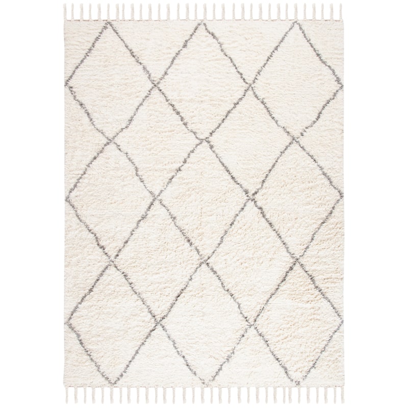 SAFAVIEH Handmade Casablanca Shag Daiana 1.4-inch Thick Wool Rug