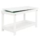 preview thumbnail 2 of 5, Children's Table with Green MDF Building Plank Dual Purpose White