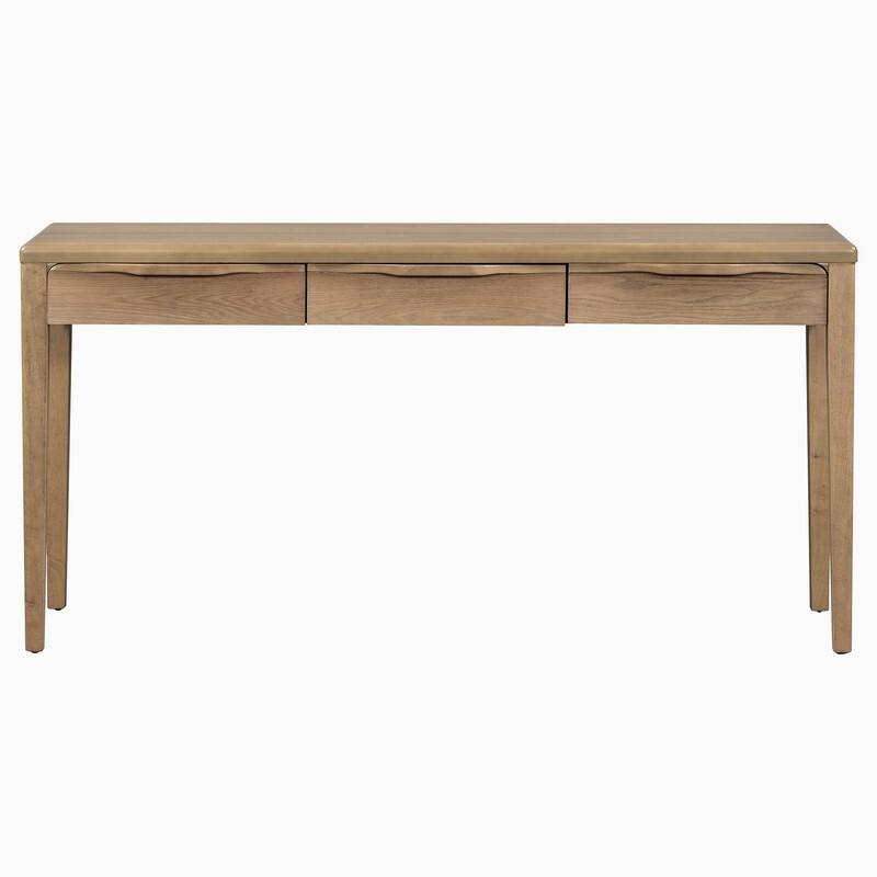 Farmhouse 60" Console Table,Entryway Table with 3 Drawers for Stylish Entryway Organization