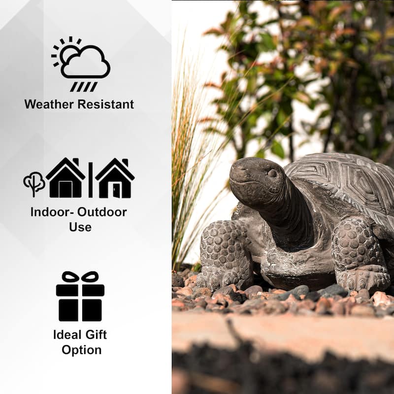 XBrand Turtle Statue, Indoor or Outdoor Décor, Garden Décor, Turtle Garden Statue, Turtle Statuary