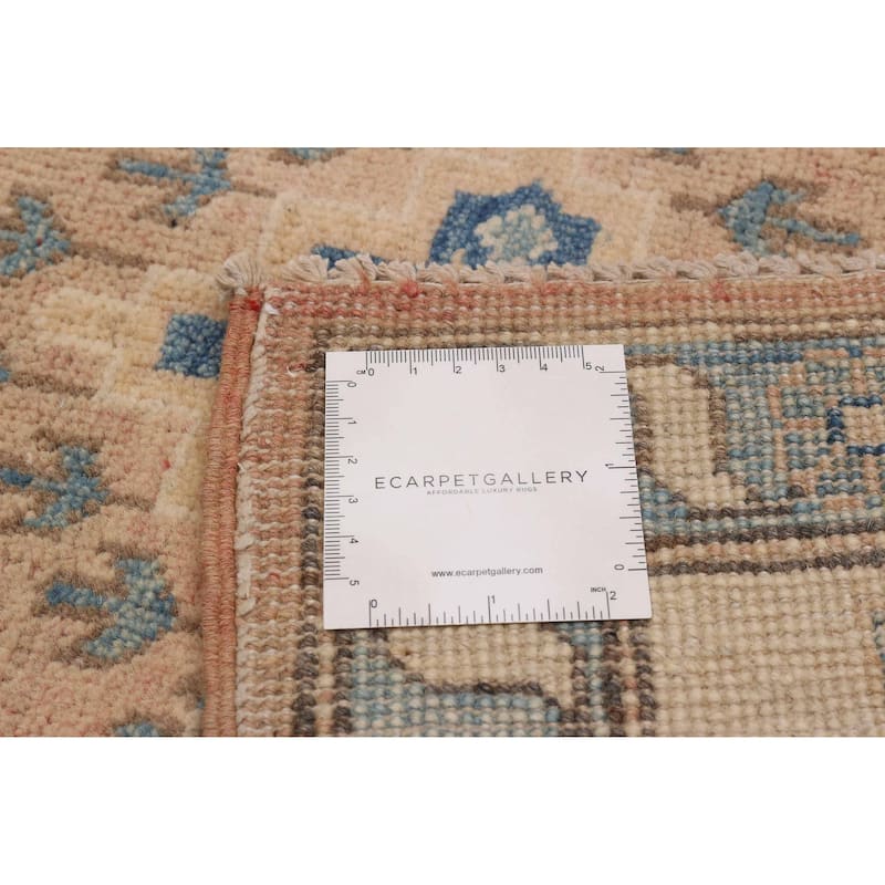ECARPETGALLERY Hand-knotted Finest Ghazni Copper, Tan Wool Rug - 6'4 x 9'4