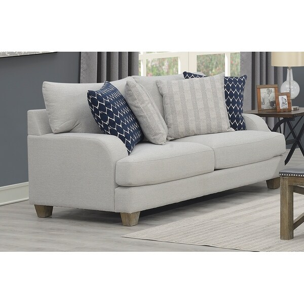 Shop The Gray Barn Stow Wold Grey Farmhouse Style Loveseat - On Sale