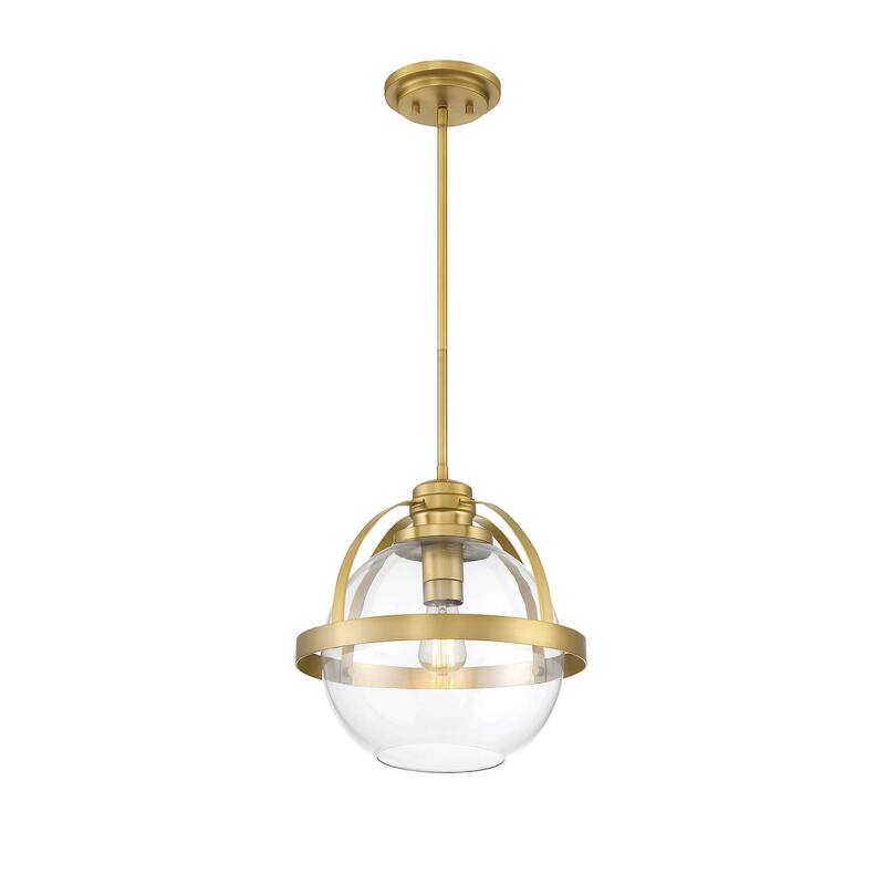 Savoy House Pendleton 14" Wide Pendant with Glass Shade