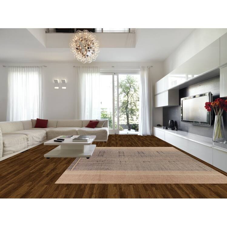 Hand Woven Oriental 100% Jute Carpet Southwestern Modern Purples Kilim Area Rug - 13' 1'' X 10' 6''