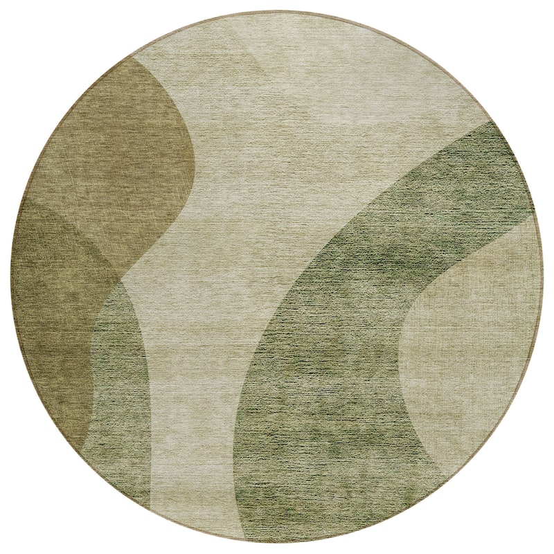 Machine Washable Indoor/ Outdoor Chantille Modern Deco Rug