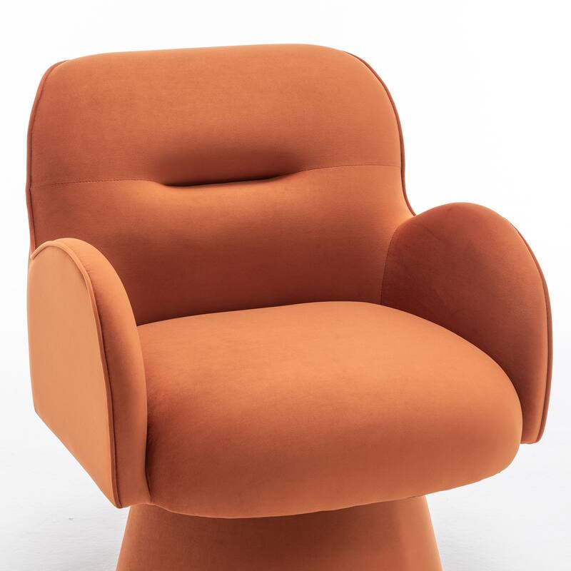 SEYNAR Modern Glam Velvet 360 Degree Swivel Armchair Set of 2