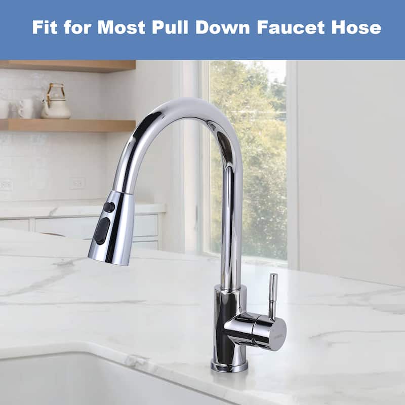 WOWOW 3 Function Kitchen Faucets Head Replacement with 9-Adapters