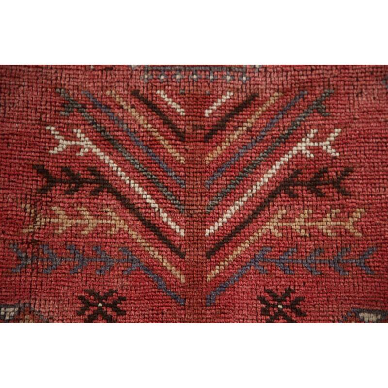 Vegetable Dye Qashqai Persian Antique Rug Tribal Wool Carpet - 4'9"x 7'5"