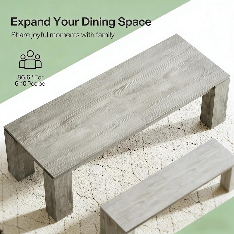 Extra Long Conference Table, Multi-Purpose Kitchen & Dining Table, Large Greeting Table