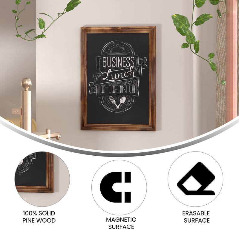 Wall Mounted Magnetic Chalkboard