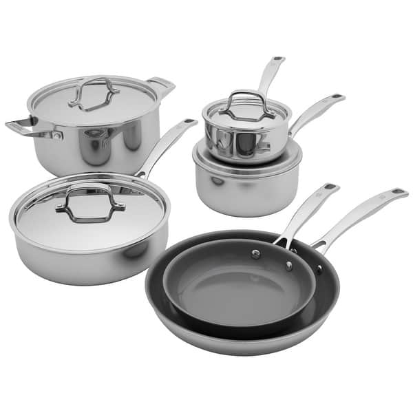 Henckels Clad Alliance 10-pc Stainless Steel Cookware Set - Silver