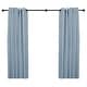 preview thumbnail 16 of 22, UTOPIA ALLEY Wall Mounted 1 inch Industrial Curtain Rods, Blackout, Wrap Around Curtain Rods, Rustic Style, Matte Black