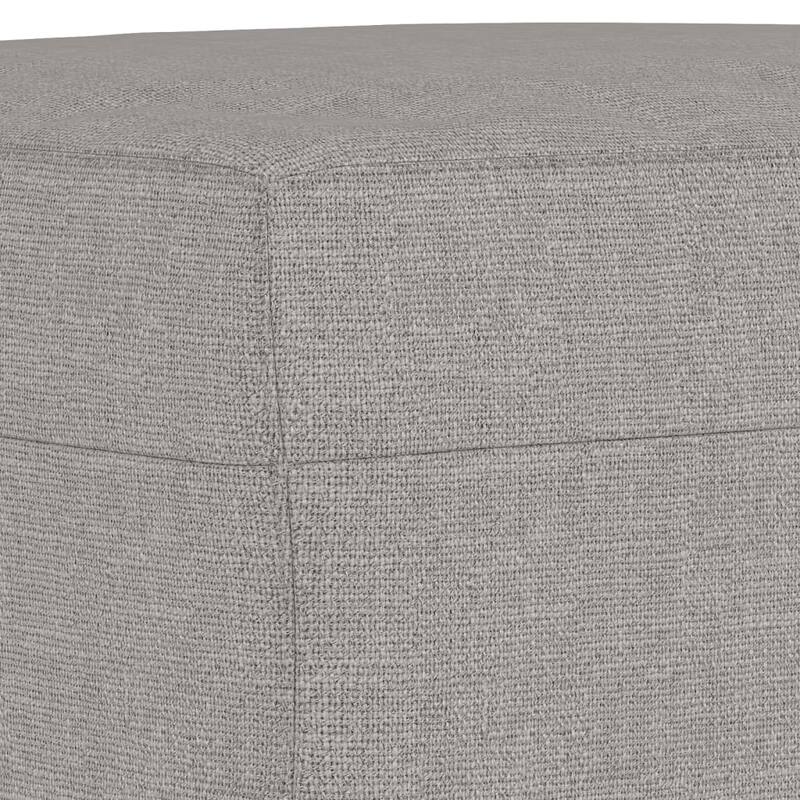 vidaXL Footstool Dark Gray/Light Gray 23.6"x19.7"x16.1" Fabric