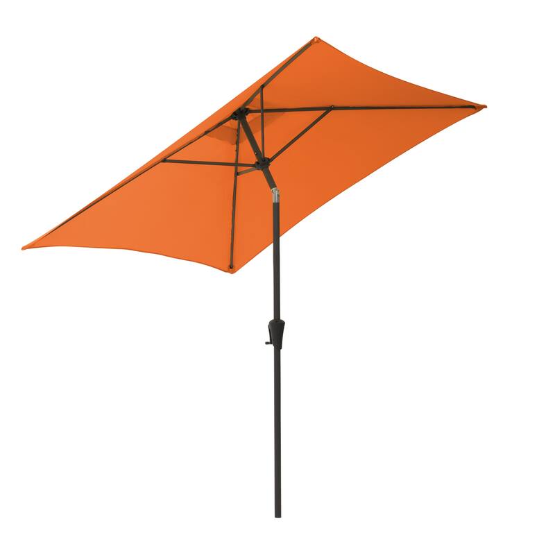 6.5ft Square Tilting Patio Umbrella