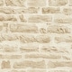 preview thumbnail 1 of 8, Galerie Wallcoverings Bricks and More Collection Rocky Brick Motif Matte Finish Vinyl on Non-woven Wallpaper Roll 33-feet long x 21-inches wide - Beige