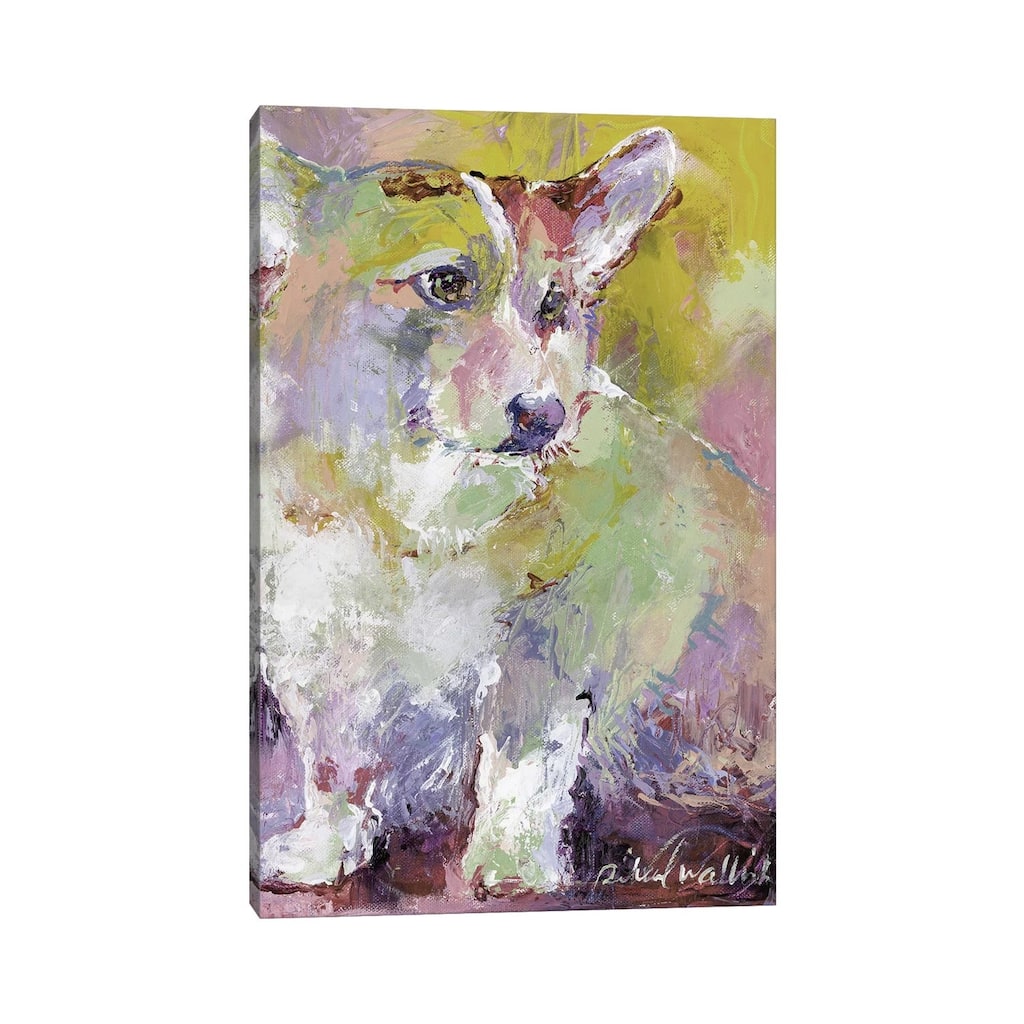 iCanvas "Corgi" by Richard Wallich Canvas Print