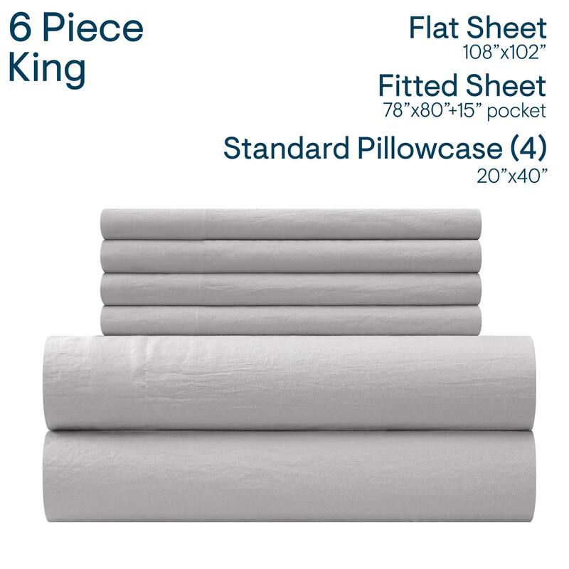 Aeropostale Premium All Season Microfiber Grey Sheet Set