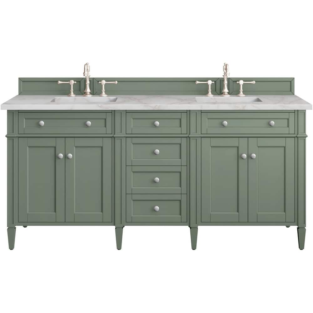 James Martin Vanities 650-V72-FVSL Brittany 72" Free Standing Double