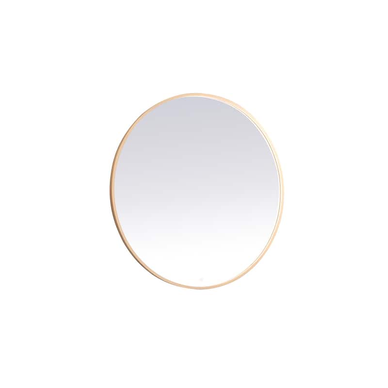 Indigo Home 48 inch LED mirror with adjustable color temperature - Brass