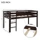 preview thumbnail 6 of 16, Merax Twin Wood Low Loft Bed with Ladder for Kids