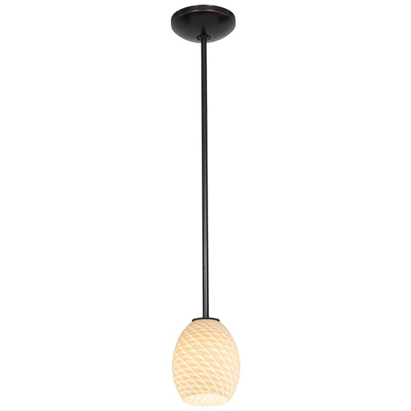 Access Lighting Brandy FireBird 6" Wide Mini Pendant - Rod Hung